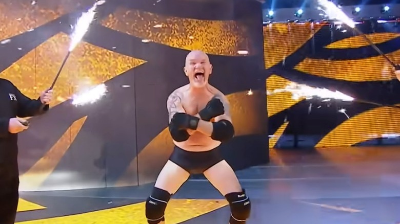 Gillberg sticks out tongue