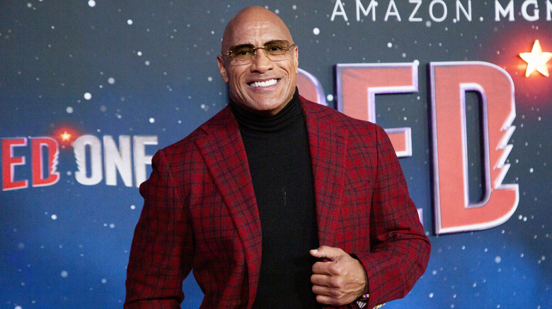 Dwayne Johnson at the Red One premiere