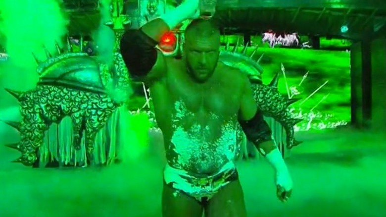 Triple H making his entrance at WrestleMania 29