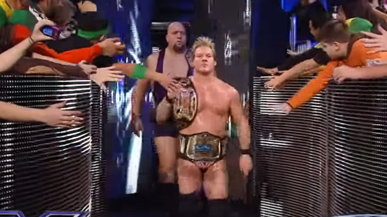 Chris Jericho and The Big Show walk to the ring