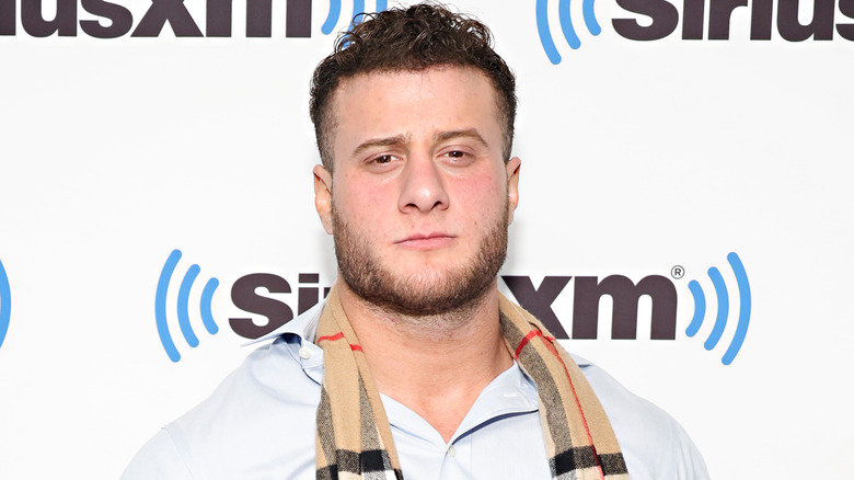 Wrestler Maxwell Jacob Friedman visits the SiriusXM Studios on August 21, 2023 in New York City.