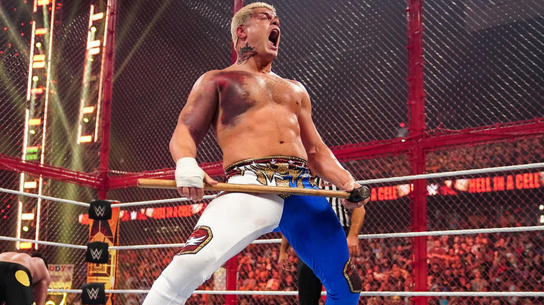 Cody Rhodes with a sledgehammer