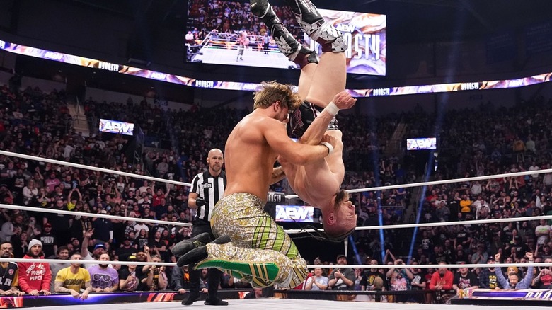 Will Ospreay delivers the Tiger Driver '91 to Bryan Danielson at AEW Dynasty