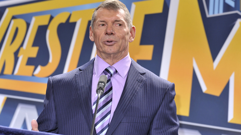 Vince McMahon at WWE WrestleMania