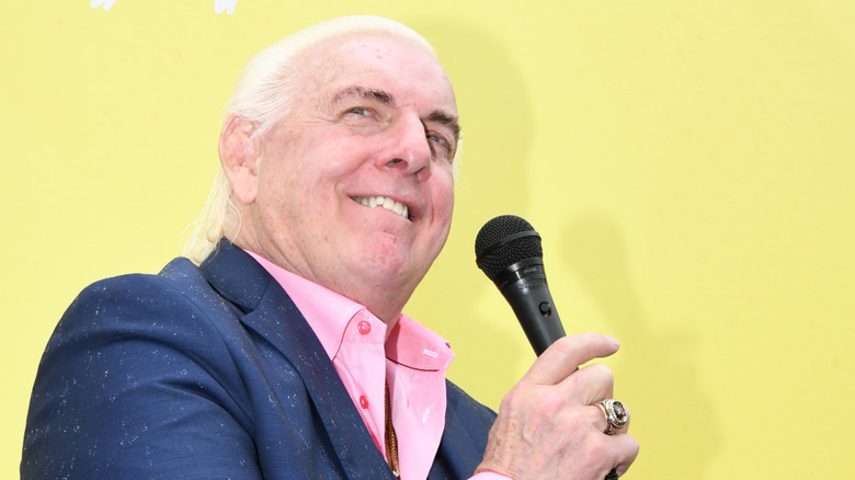 Ric Flair attends a 2020 event for Poo-Pourri