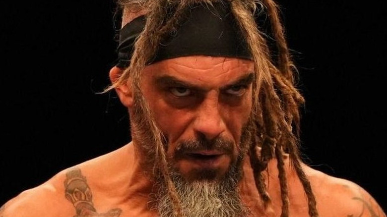 The late Jay Briscoe performing in ROH
