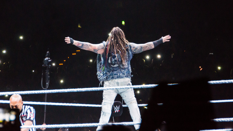 Bray Wyatt poses at a WWE event