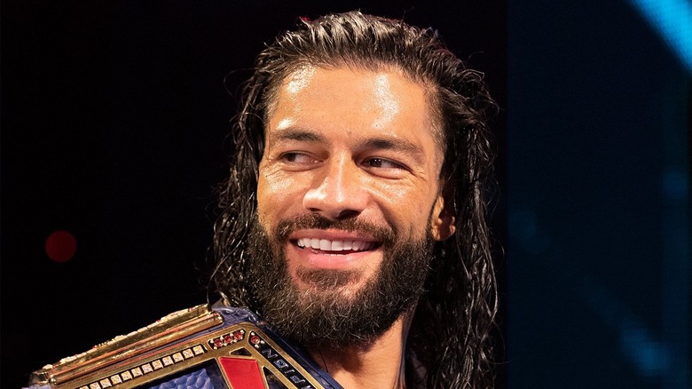 Roman Reigns smiling