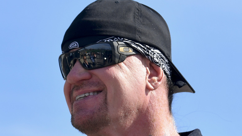 Undertaker at a NASCAR race