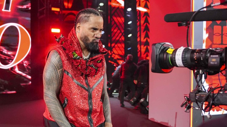 Jimmy Uso makes his entrance