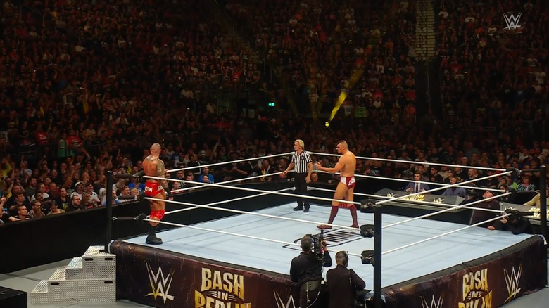 Orton and GUNTHER in the ring