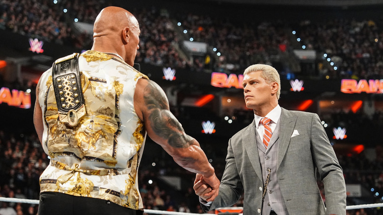 The Rock and Cody Rhodes