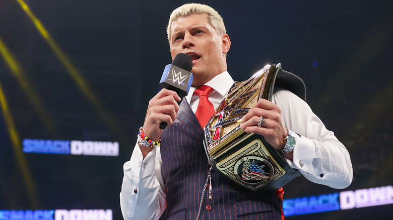 Cody Rhodes with WWE Championship