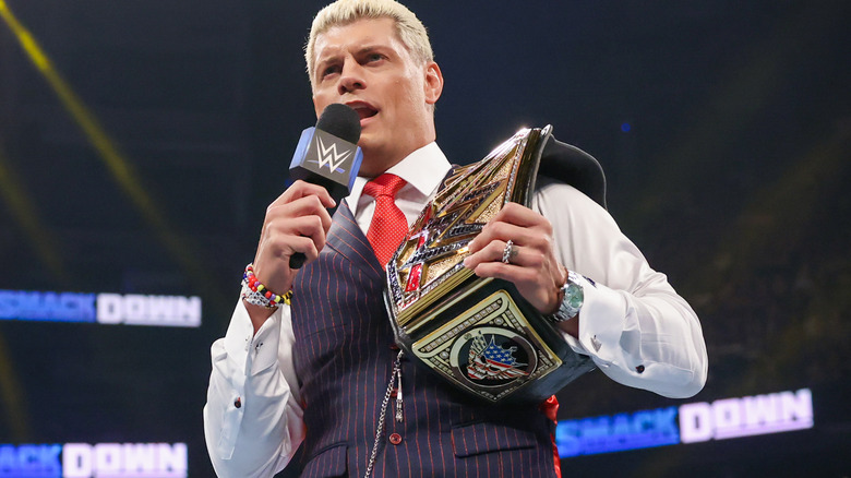 Cody Rhodes with WWE Championship