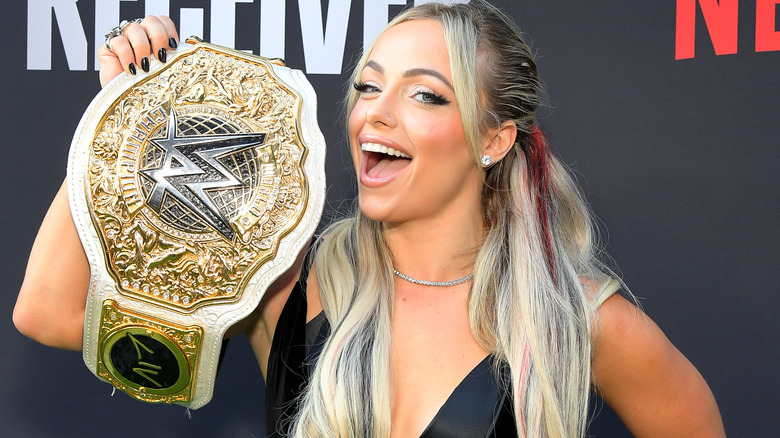 Liv Morgan with Women's World Title