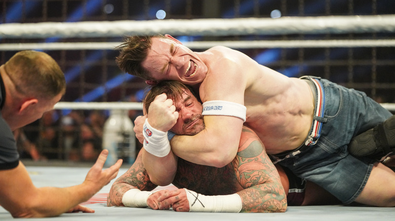 John Cena chokes out CM Punk