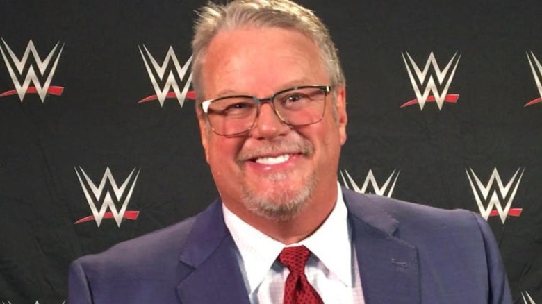 Bruce Prichard grins