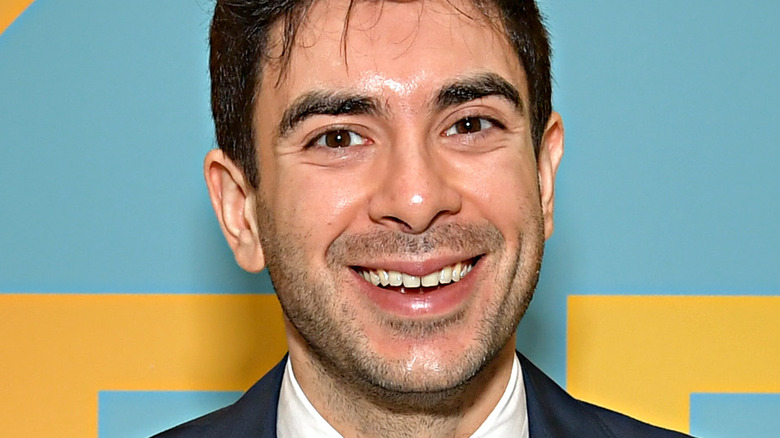 Tony Khan smiling