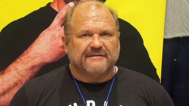 Arn Anderson wearing a black t-shirt