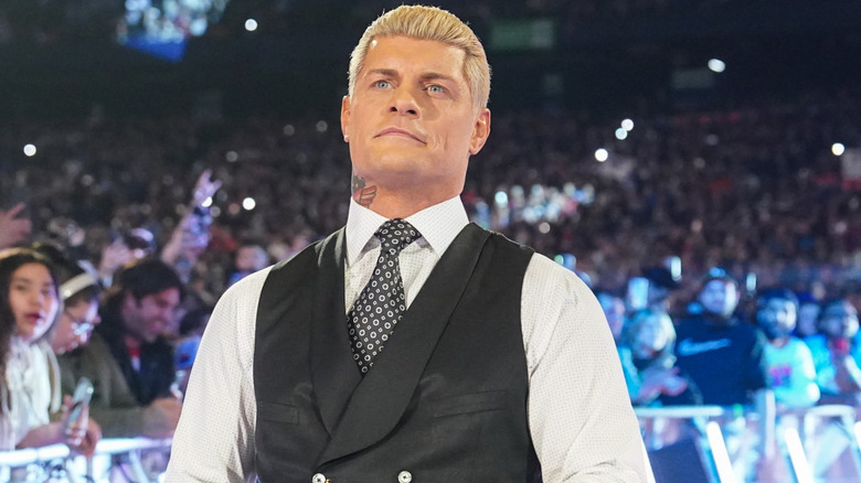 Cody Rhodes wearing a suit vest