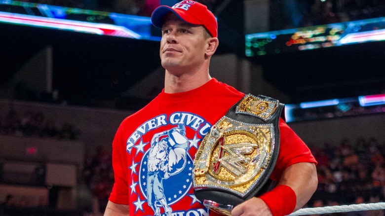 John Cena with WWE Championship