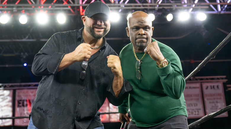 Bully Ray and D-Von Dudley posing together