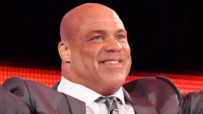 Kurt Angle smiling