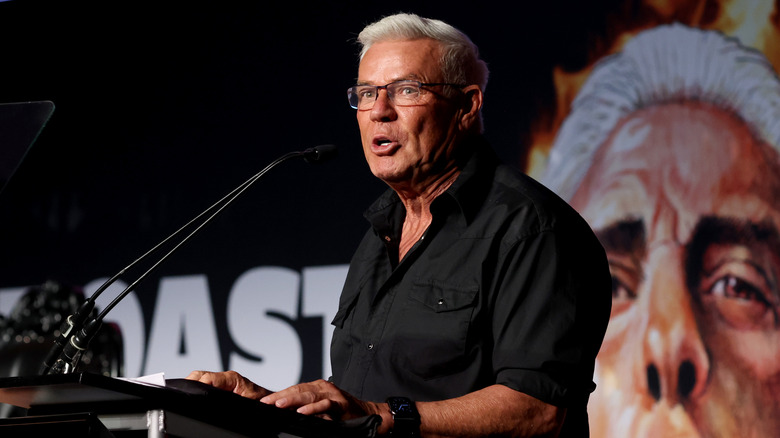 Eric Bischoff speaking at an event