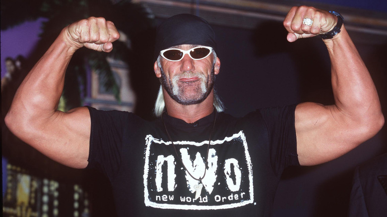 Hollywood Hulk Hogan posing