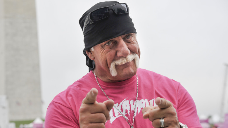 Hulk Hogan posing for a photo