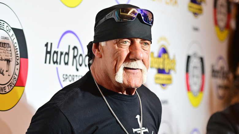 Hulk Hogan smiling