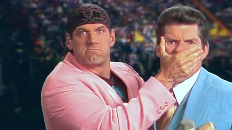 Jesse Ventura and Vince McMahon in WWE