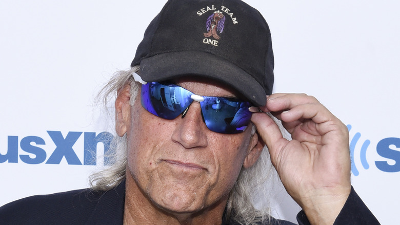 Jesse Ventura wearing glasses