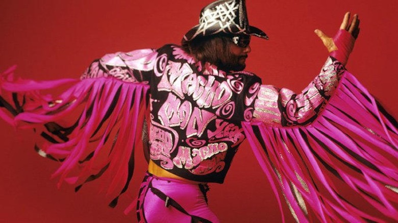 Randy Savage posing