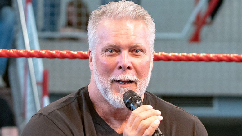 Kevin Nash cutting a promo