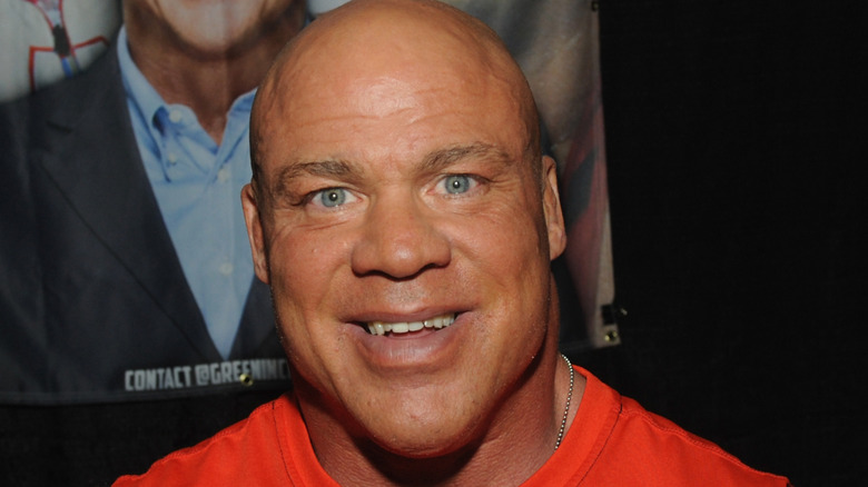 Kurt Angle smiling