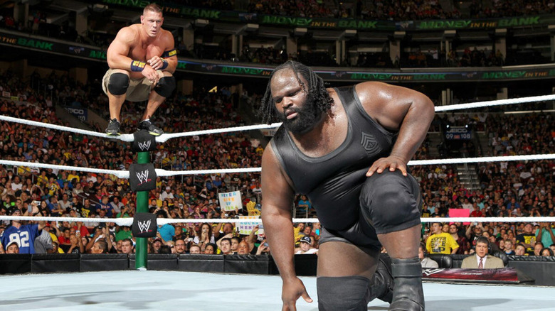 John Cena and Mark Henry in WWE