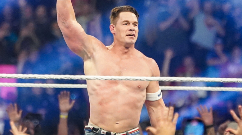 John Cena at WWE Royal Rumble 2025