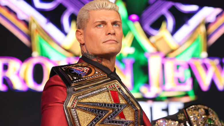 Cody Rhodes holding the Undisputed WWE Championship