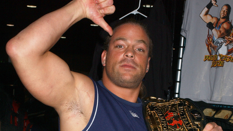 Rob Van Dam posing