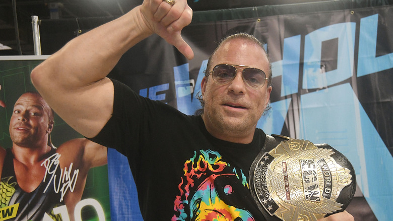 Rob Van Dam posing