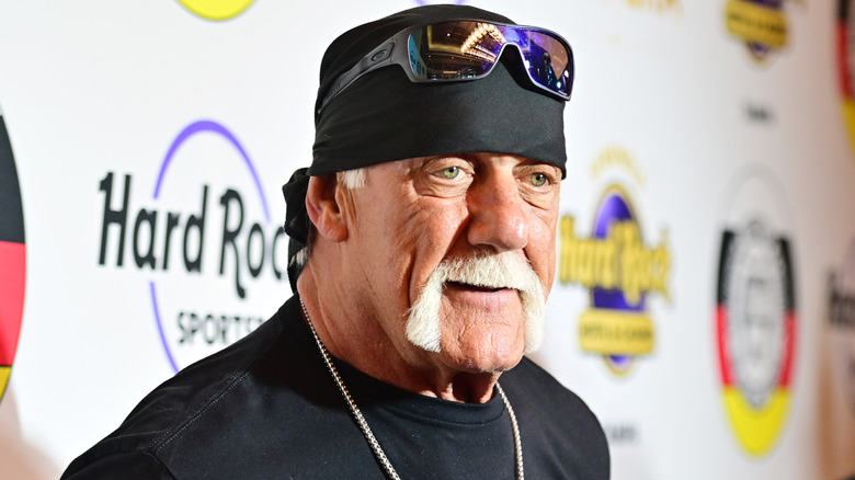 Hulk Hogan smiling