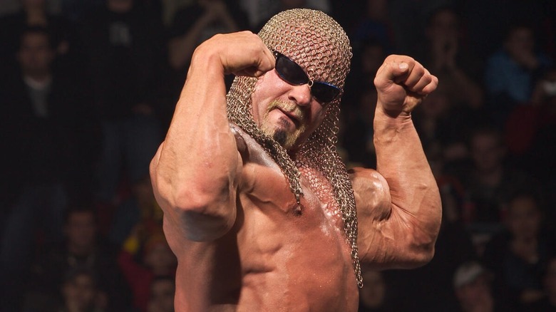 Scott Steiner ahead of his match with Triple H at No Way Out 2003