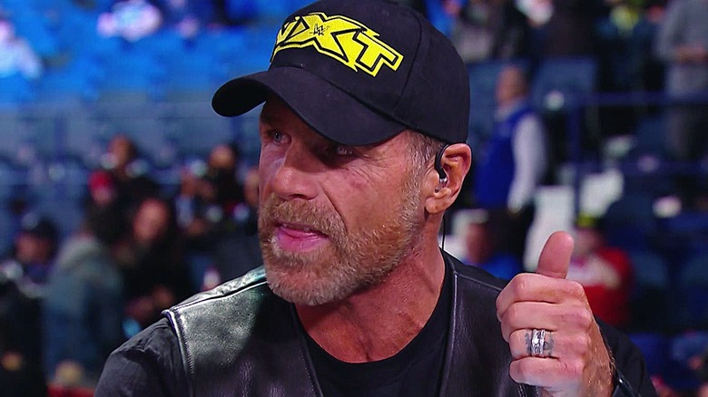 Shawn Michaels looking mad