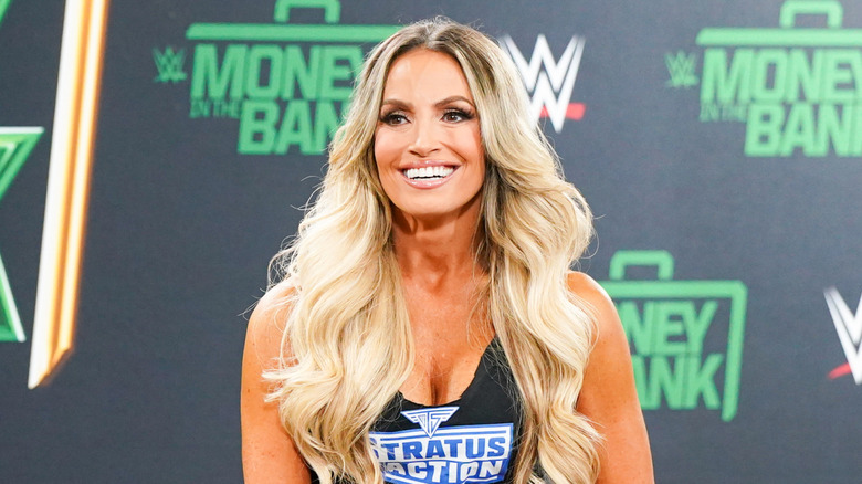 Trish Stratus at Money in the Bank 2024 kickoff show