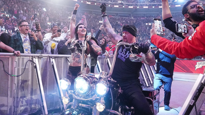 The Undertaker and Rhea Ripley on WWE Raw Netflix debut