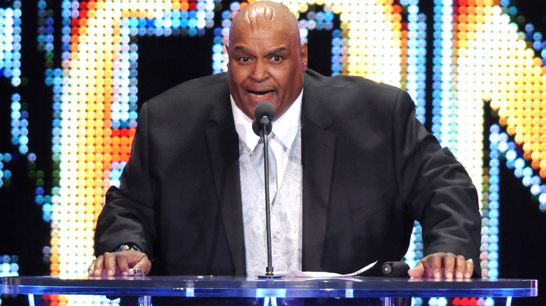 Abdullah the Butcher at the WWE HOF ceremony