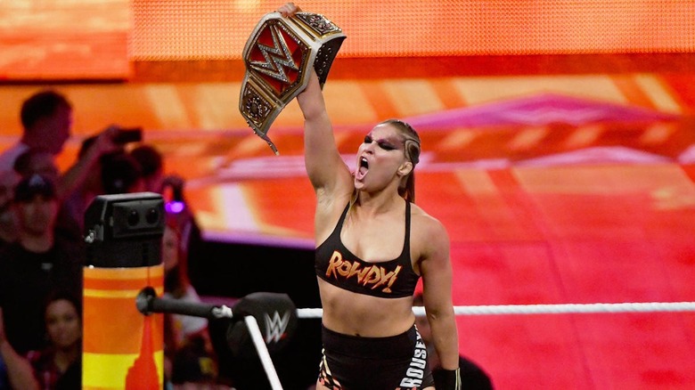 Ronda Rousey as WWE Raw Women's Champion