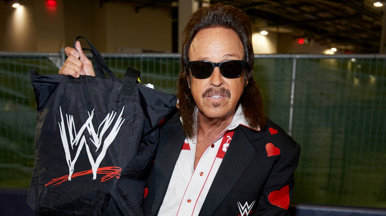 Jimmy Hart backstage at WrestleMania 39