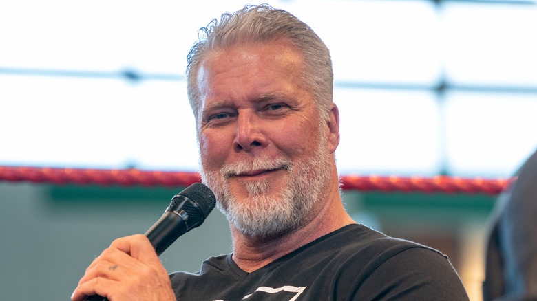 Kevin Nash giving the smirk to end all smirks